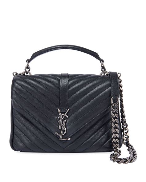 ysl crossbody bag silver|saint laurent crossbody shoulder bags.